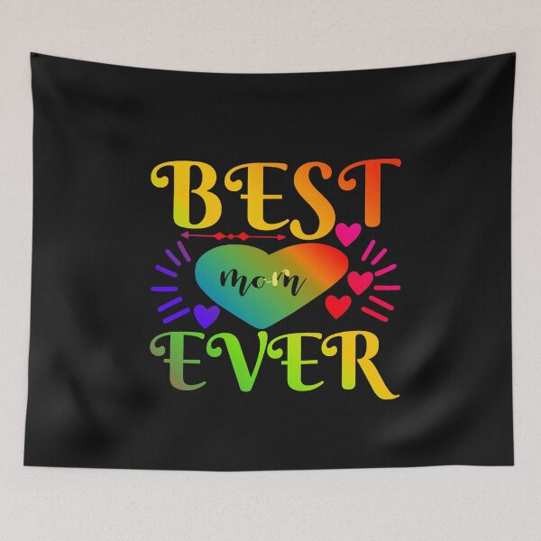 Item preview, Best Mom ever rainbow colour designed and sold by TheRightHonMP.