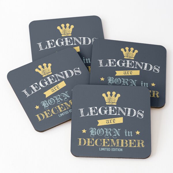 Item preview, Funny Birthday Legends are Born in December designed and sold by wingstar.
