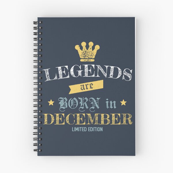 Item preview, Funny Birthday Legends are Born in December designed and sold by wingstar.