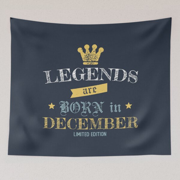 Item preview, Funny Birthday Legends are Born in December designed and sold by wingstar.