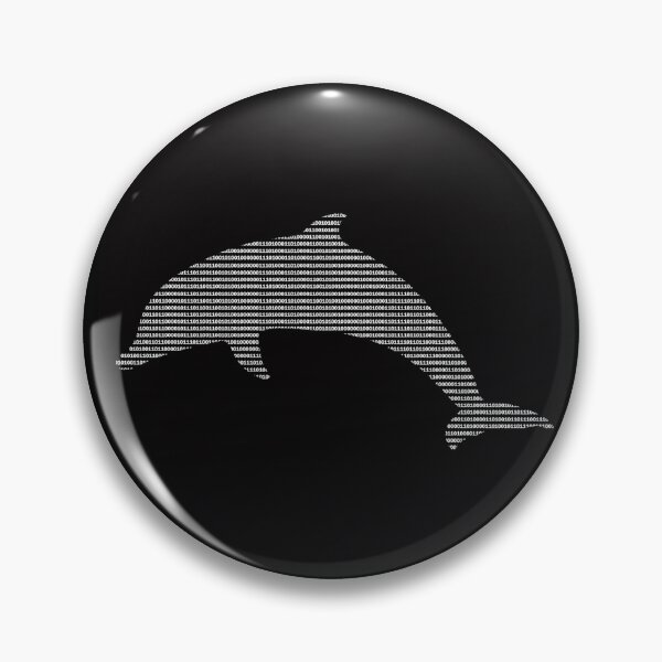 Item preview, Save the dolphins in binary code - SUPPORT UKRAINE designed and sold by AlexNik.