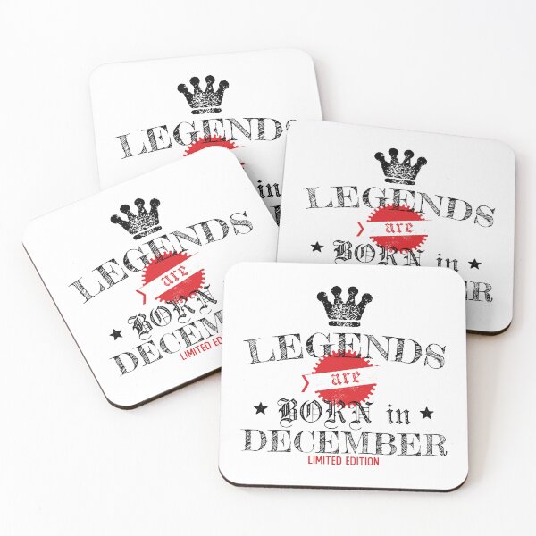 Item preview, Funny Birthday Legends are Born in December designed and sold by wingstar.