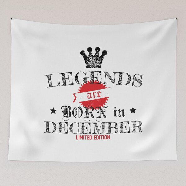 Item preview, Funny Birthday Legends are Born in December designed and sold by wingstar.