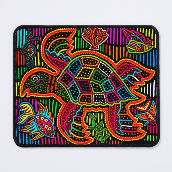 Item preview, Kuna Mola Design Turtle designed and sold by ejverf.