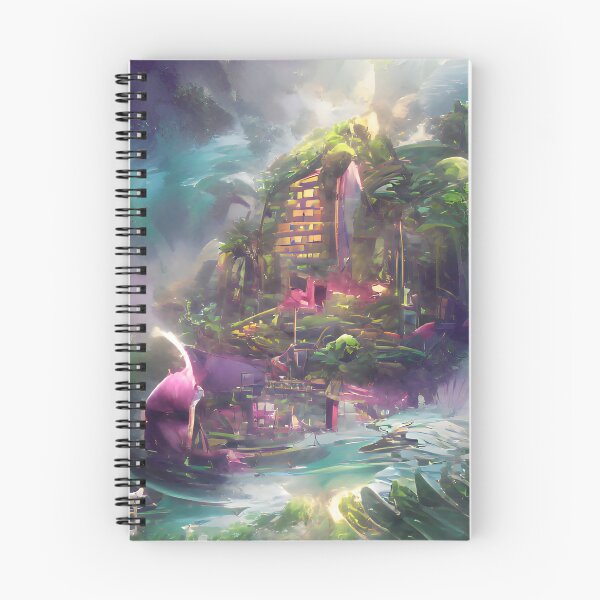 Item preview, futuristic tropical dreamscape  designed and sold by Rachaelah.