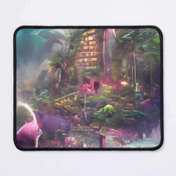 Item preview, futuristic tropical dreamscape designed and sold by Rachaelah.