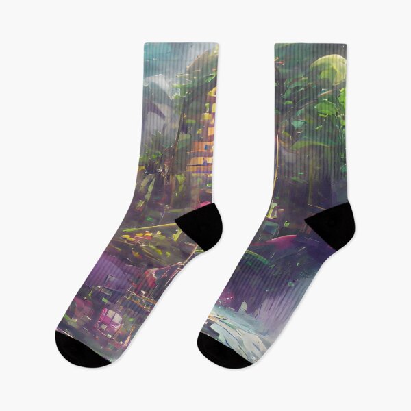 Item preview, futuristic tropical dreamscape  designed and sold by Rachaelah.
