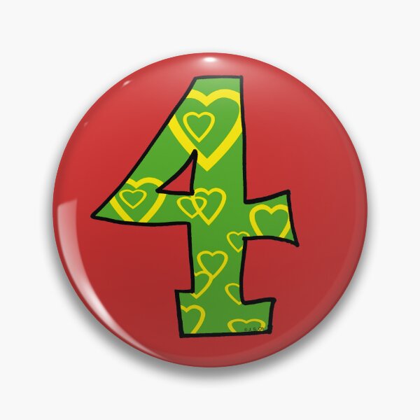 Item preview, Super number four designed and sold by CuteCartoon.