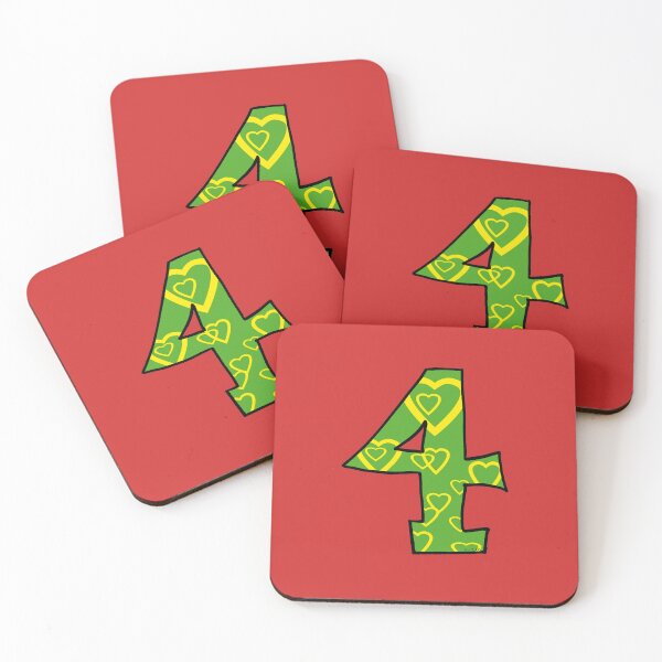 Item preview, Super number four designed and sold by CuteCartoon.