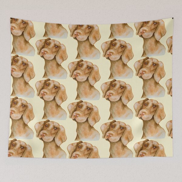 Item preview, Brown dog pet portrait in watercolour & coloured pencil designed and sold by Chantellearts.
