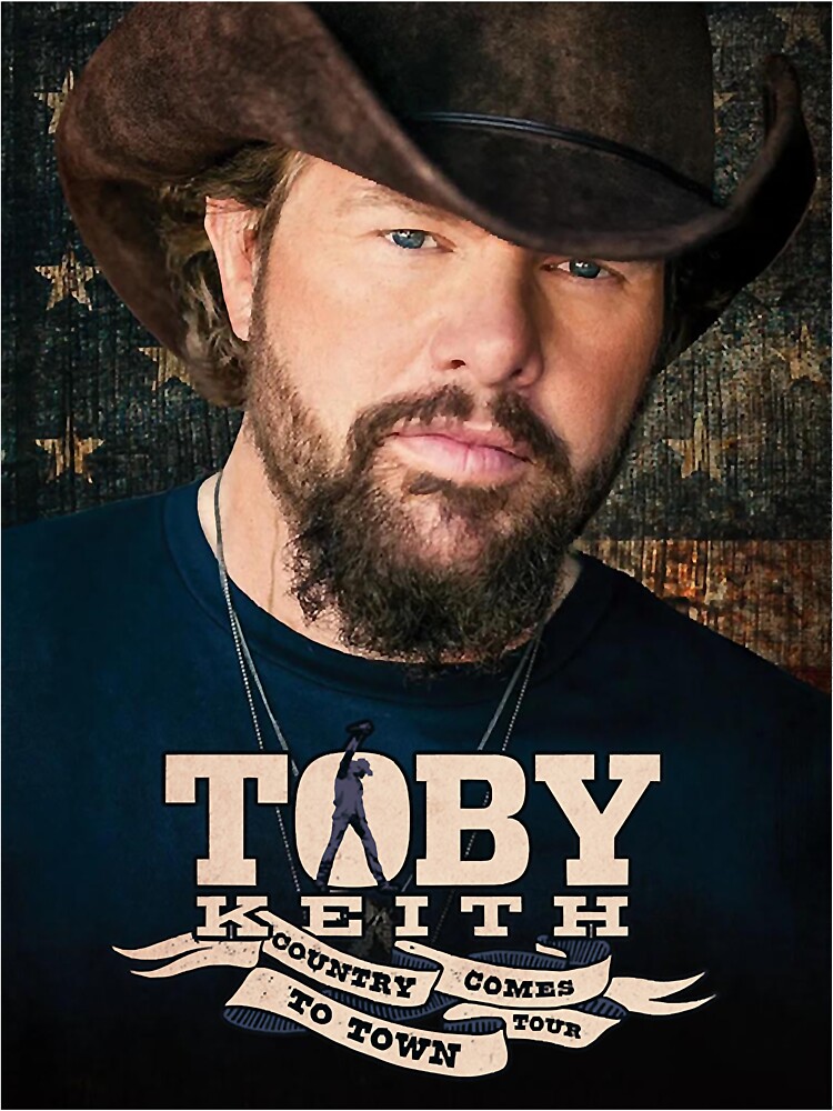 Toby Keith Country Comes To Town Tour 2021 Sticker By Gallaghermurqjg Redbubble