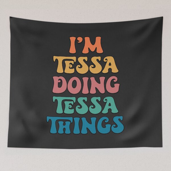 Item preview, Tessa Funny Retro First Name designed and sold by Americandude.