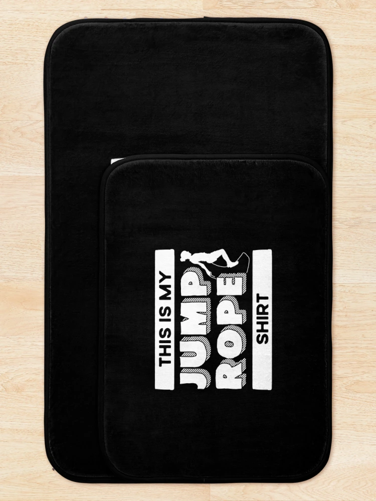 Thumbnail 5 of 6, Bath Mat, Jump Rope Skipping Rope Jumping This Is My Jump Rope designed and sold by ShopTheStyle.