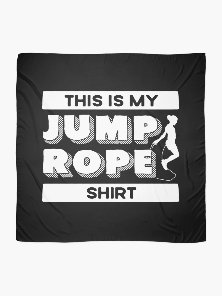 Thumbnail 2 of 3, Scarf, Jump Rope Skipping Rope Jumping This Is My Jump Rope designed and sold by ShopTheStyle.