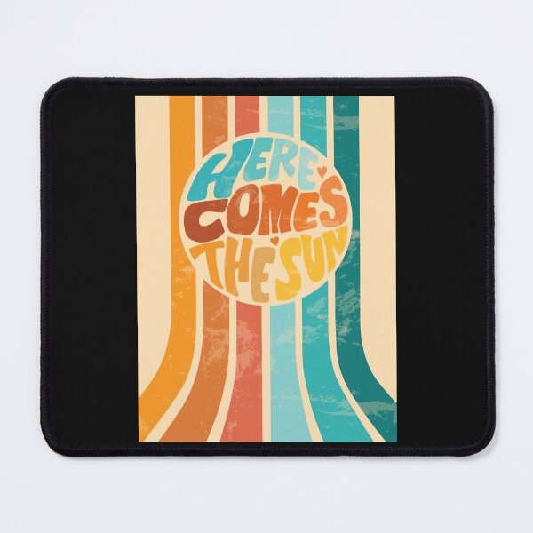 Item preview, Here-Comes-the-Sun-Retro-70s-Beatles-Art-Print designed and sold by Saunders Medlock.