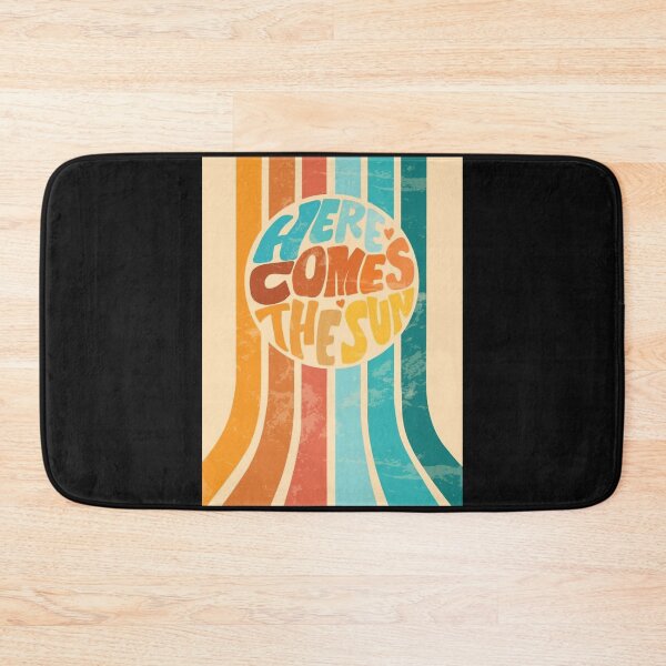 Item preview, Here-Comes-the-Sun-Retro-70s-Beatles-Art-Print designed and sold by Saunders Medlock.