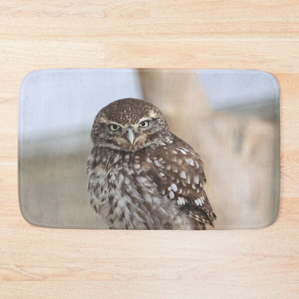 Item preview, Grumpy little owl designed and sold by GreyFeatherPhot.