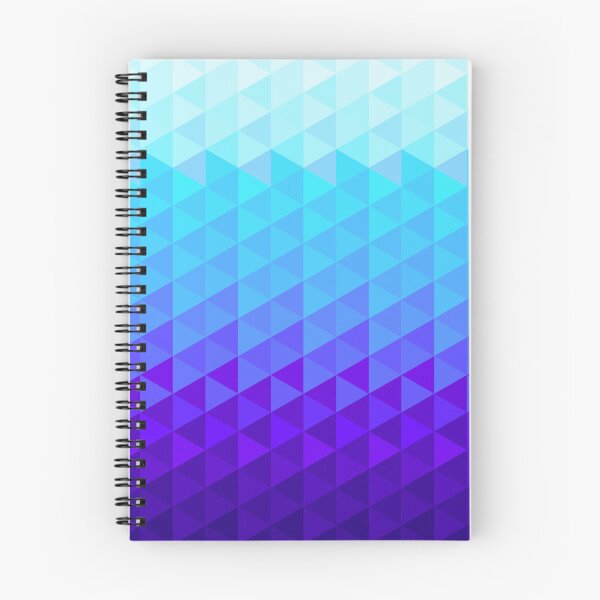 Artikelvorschau, Geometrische Dreiecke blau bis weiß entworfen und verkauft von GeoFormsArt.