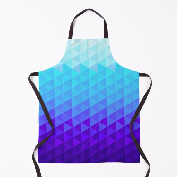 Item preview, Geometric Triangles blue to white designed and sold by GeoFormsArt.