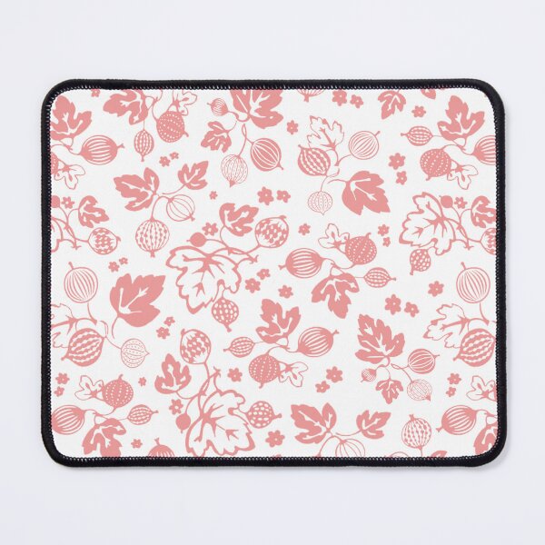 Item preview, Midcentury Pink Gooseberry Berries and Leaves Vintage Dishes designed and sold by KrisInStitches.