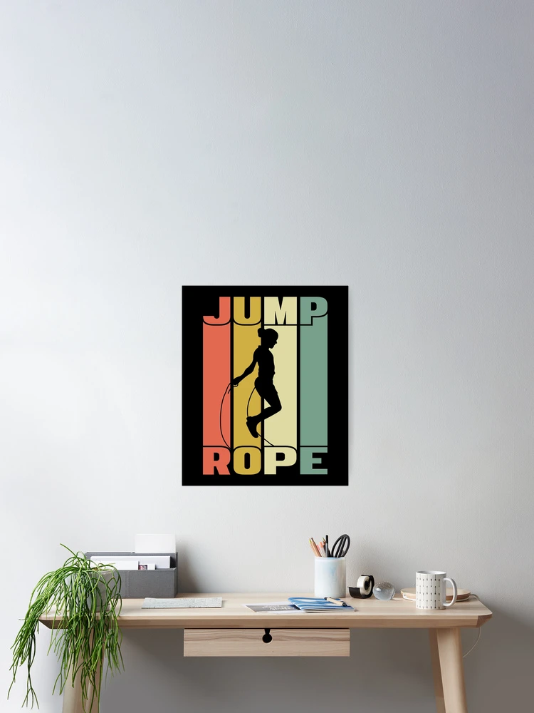Thumbnail 2 of 3, Poster, Jump Rope Skipping Rope Jumping Jump Rope Silhouette designed and sold by ShopTheStyle.