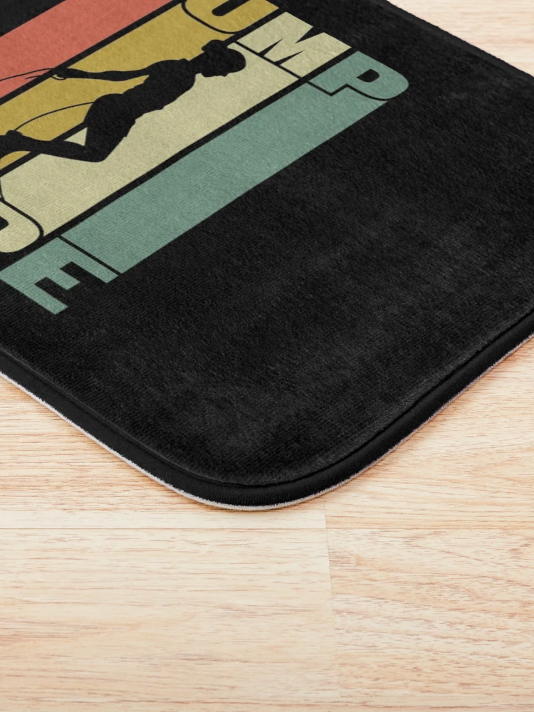 Thumbnail 3 of 6, Bath Mat, Jump Rope Skipping Rope Jumping Jump Rope Silhouette designed and sold by ShopTheStyle.