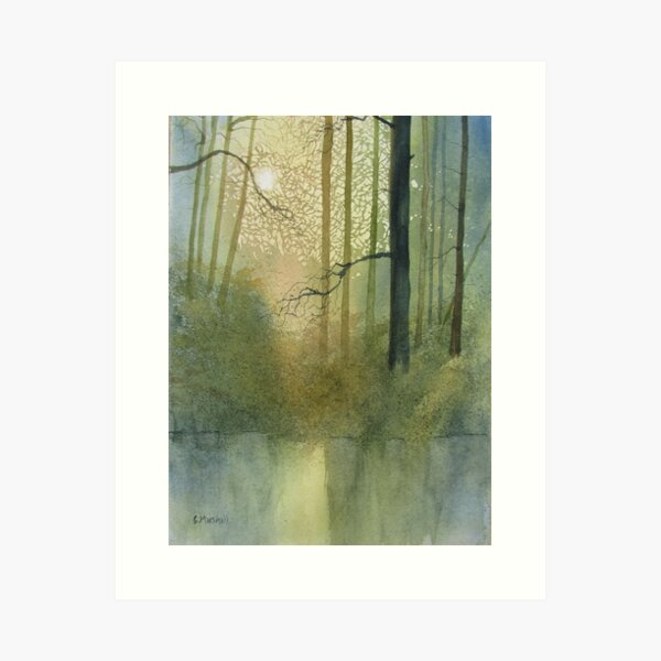 Forest Glow Art Print