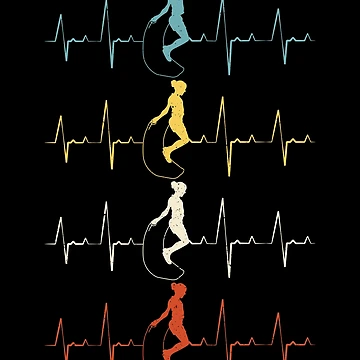 Artwork thumbnail, Jump Rope Skipping Rope Jumping Heartbeat by ShopTheStyle