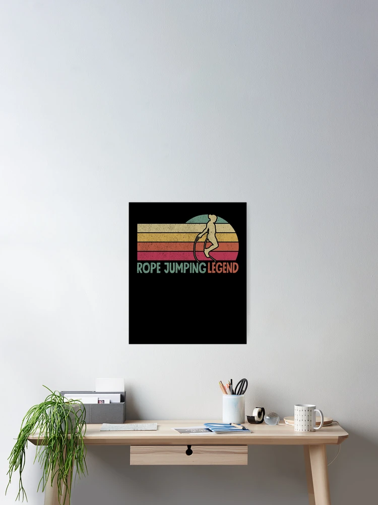 Thumbnail 2 of 3, Poster, Jump Rope Skipping Rope Jumping Legend designed and sold by ShopTheStyle.