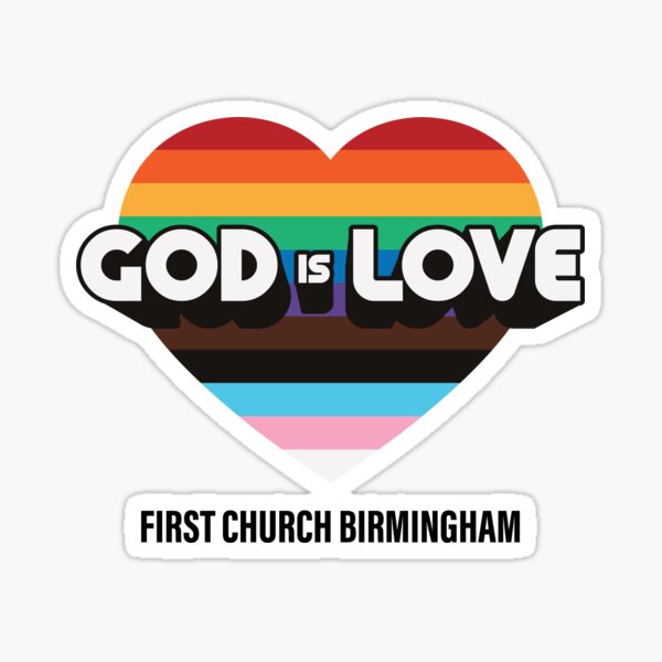 God is Love 2022 logo Sticker