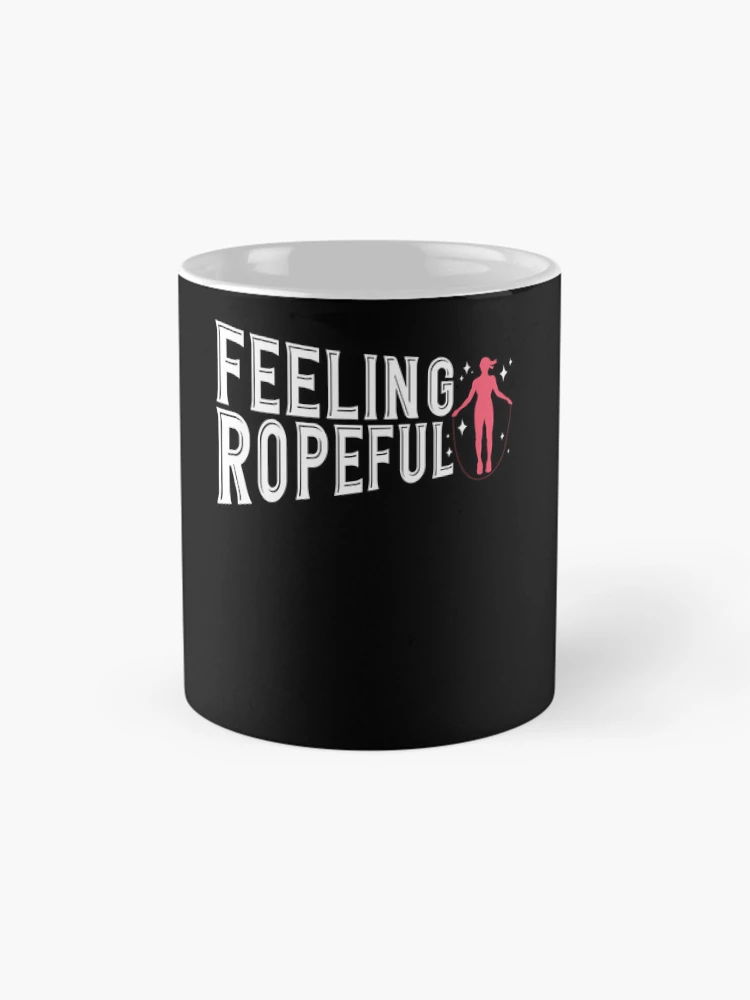 Thumbnail 4 of 6, Coffee Mug, Jump Rope Skipping Rope Jumping Feeling Ropeful Pun designed and sold by ShopTheStyle.