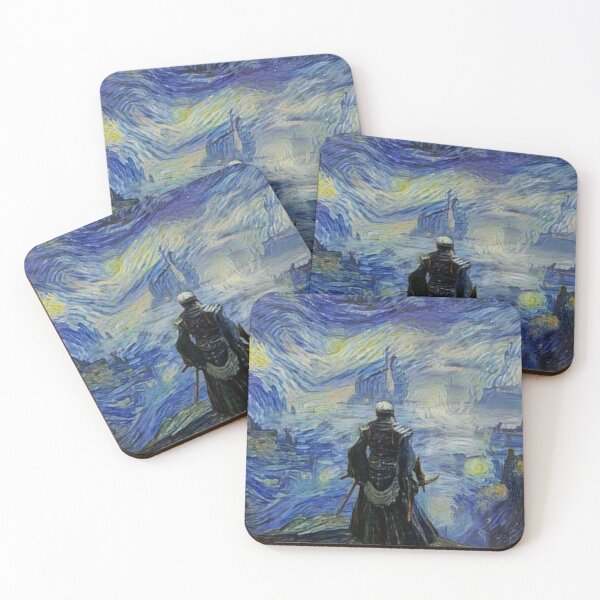 Item preview, Elden Ring Wallpaper in Starry Night Style designed and sold by weirdo97.