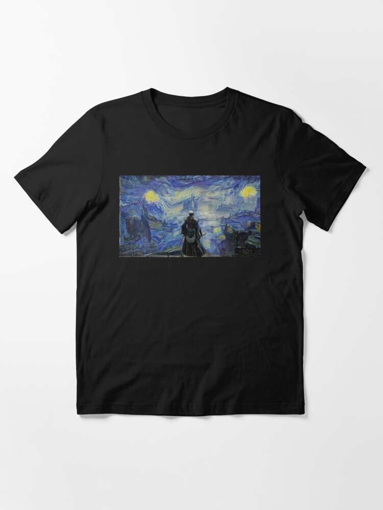 Elden Ring Wallpaper in Starry Night Style iPhone Case by weirdo97