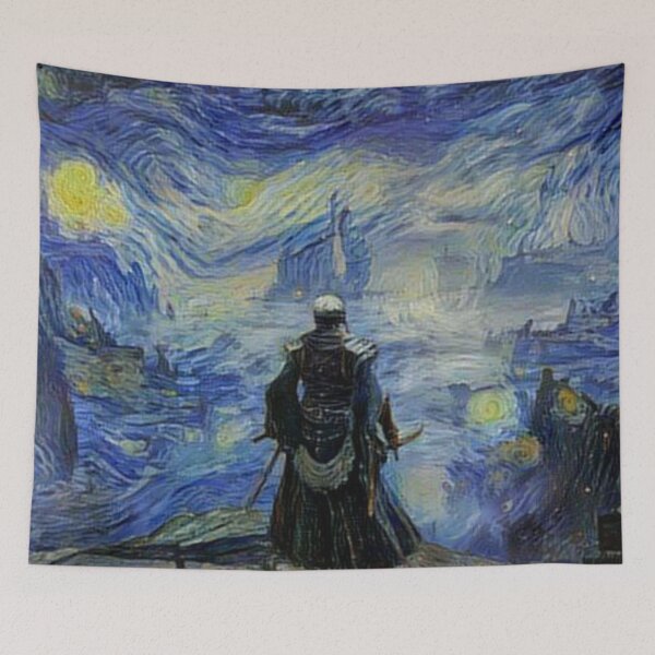 Item preview, Elden Ring Wallpaper in Starry Night Style designed and sold by weirdo97.