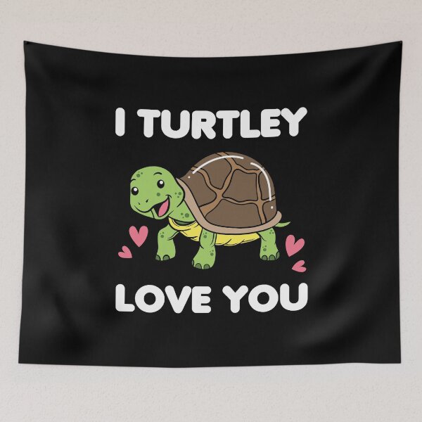 Item preview, Cute Valentine Clothing Gift Turtle Lover I Turtley Love You designed and sold by haselshirt.