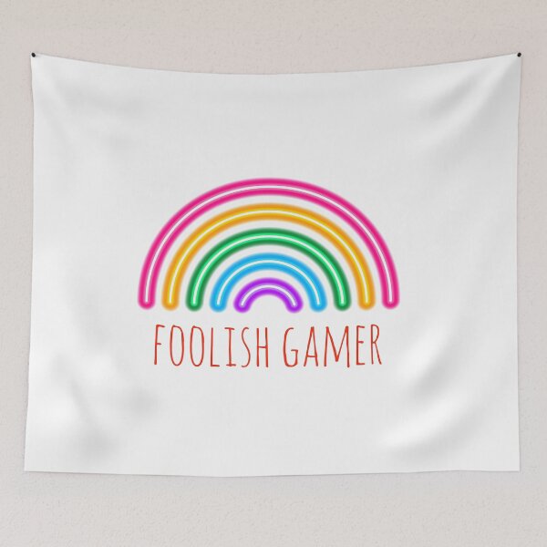 Item preview, rainbow foolish gamer  designed and sold by bestizeyy.