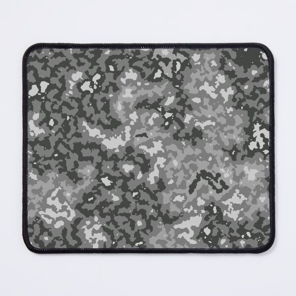 Item preview, Gray Camouflage Digital Cloud Pattern in Gray Shades and Black designed and sold by ShopieHome.