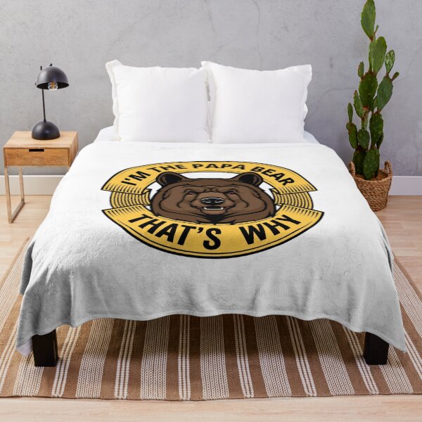 Item preview, Funny Sarcastic Fathers Day Pun I'm The Papa Bear Thats Why Dad Life Humor designed and sold by Bad Kitty Designz.