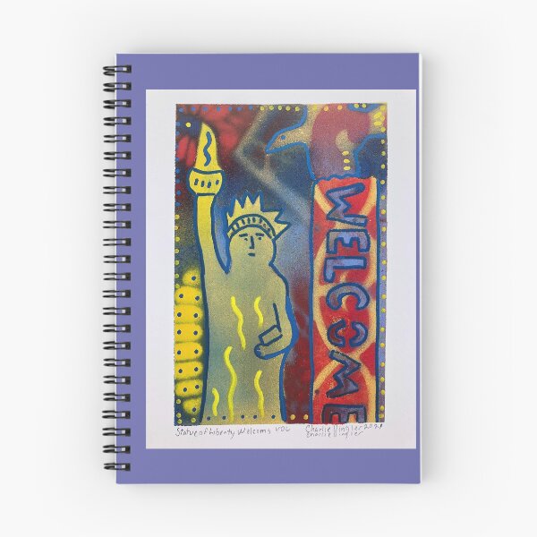 Item preview, La Estatua de la Libertad te da la bienvenida (versión bígaro) designed and sold by CharlieDingler.