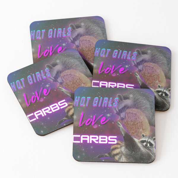 Item preview, Hot girls love carbs designed and sold by ninacollages.