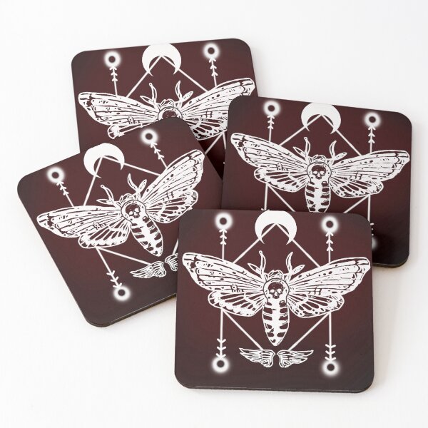 Item preview, DeathHead Moth Shrine designed and sold by shminxcreations.