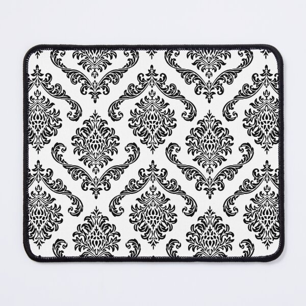Item preview, Black Geometric Damask Pattern V2 designed and sold by PressedOak.