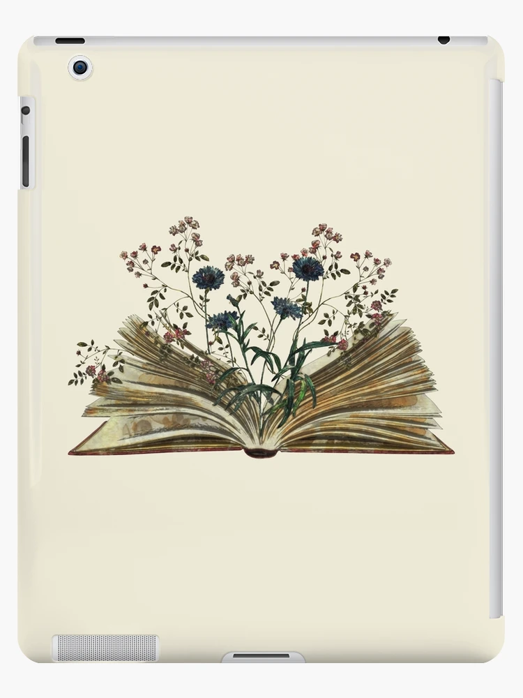 Funda y vinilo para iPad for Sale con la obra «Libros de lectura, flores  que crecen del libro, pegatina de libro, regalo de ratón de biblioteca para  lector, regalo de estudiante, libros