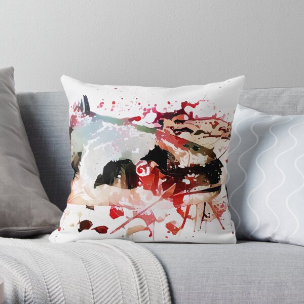 Murder Catfish Throw Pillow