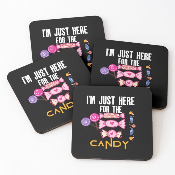 Item preview, I'm Just Here For The Candy T-Shirt Halloween Gift Shirt T-Shirt, Sticker  designed and sold by dirlkhiat.