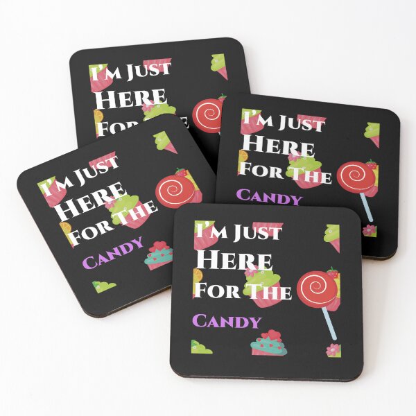 Item preview, I'm Just Here For The Candy T-Shirt Halloween Gift Shirt T-Shirt, Sticker  designed and sold by dirlkhiat.