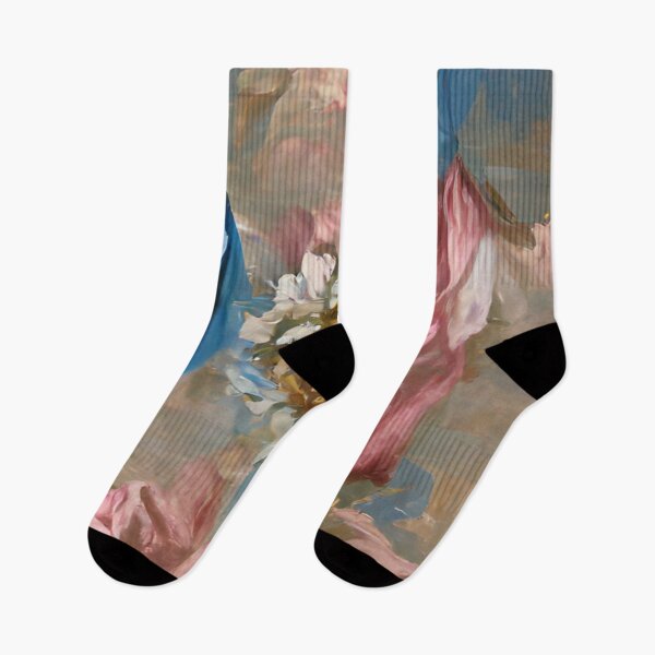 Item preview, Pink and Blue Silk Flowers designed and sold by ~.