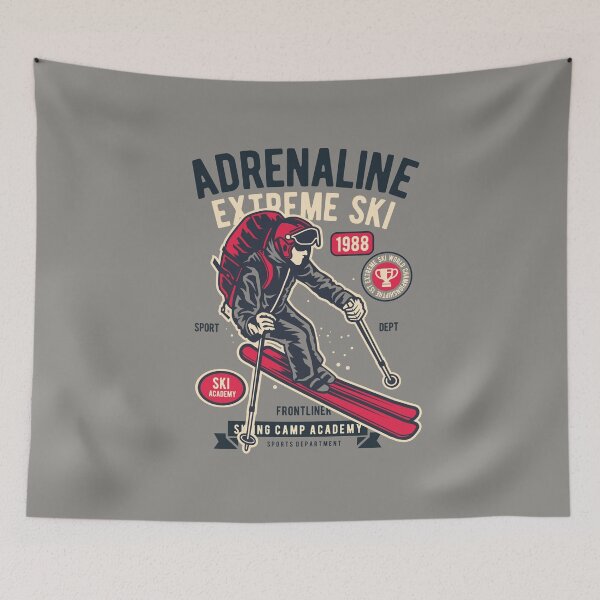 Item preview, Adrenaline Extreme Ski - Vintage Design designed and sold by easyeye.