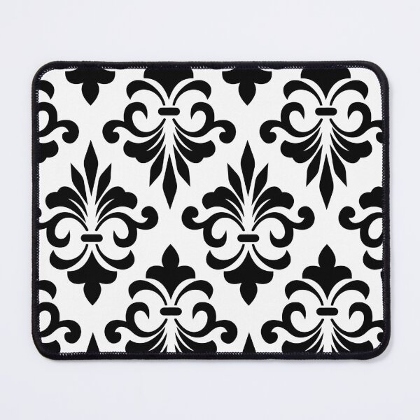 Item preview, Black Geometric Damask Pattern V3 designed and sold by PressedOak.