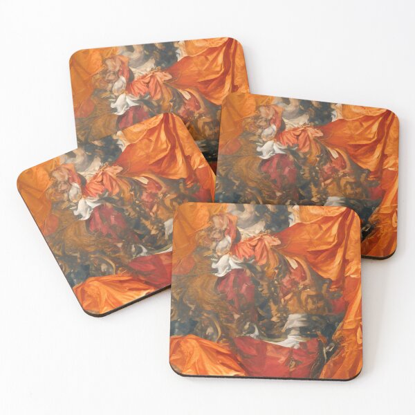 Aperçu de l'œuvre Soies orange et rouge créée et vendue par ~.